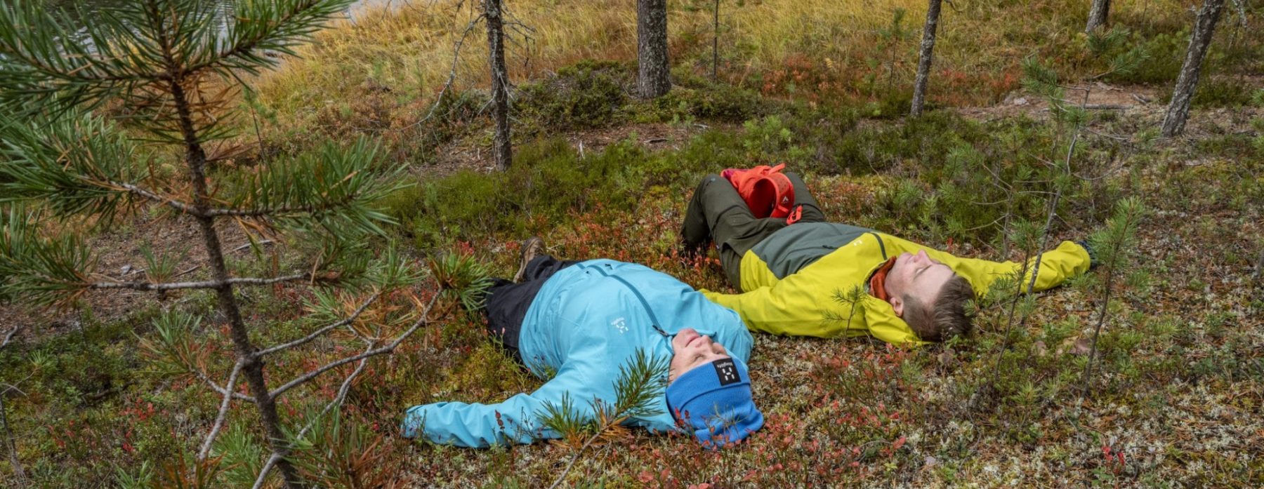 Kuva kuinka Syötteellä voi ottaa rennosti varvikossa