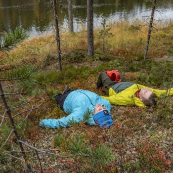Kuva kuinka Syötteellä voi ottaa rennosti varvikossa